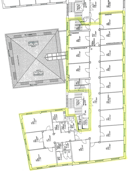 Grundriss Lipanum Vermietung 2. Obergeschoss Mietbereich 1
